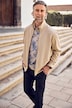 Boston Park chaqueta de chándal, chándal acanalado, cuello alzado, hasta la 84/86