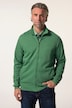 Boston Park sweatjakke, ribsweat, stående krave, op til str. 84/86