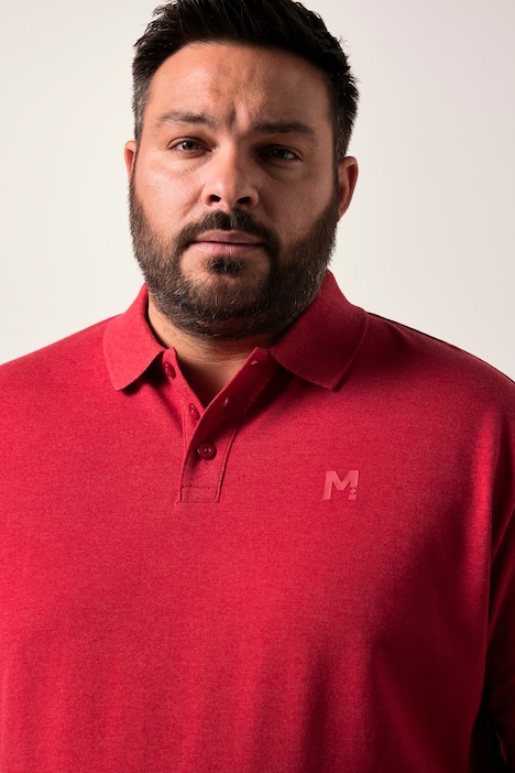 Men+ poloshirt, basic, piqué, korte mouw, tot 8XL
