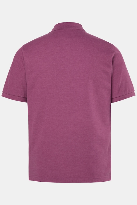 poloshirt, basic, piqué, korte mouw, tot 8XL