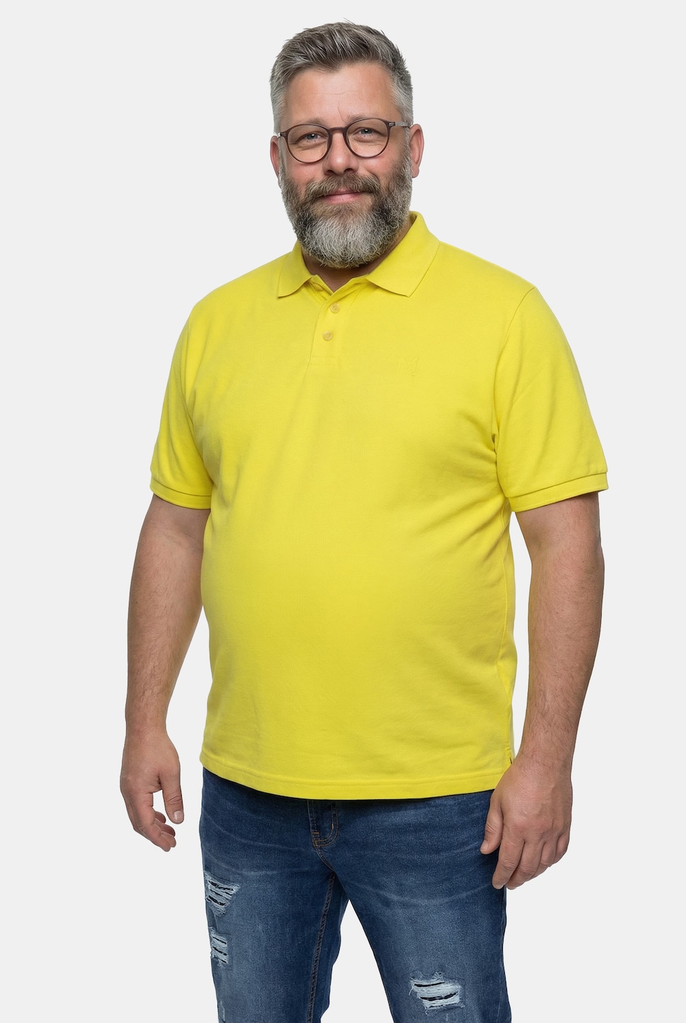 poloshirt, basic, piqué, korte mouw, tot 8XL