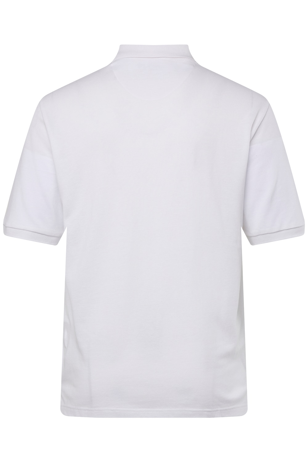 Stora storlekar Pikétröja, Her, vit, storlek: 3XL, Bomull/Polyester, Men Plus