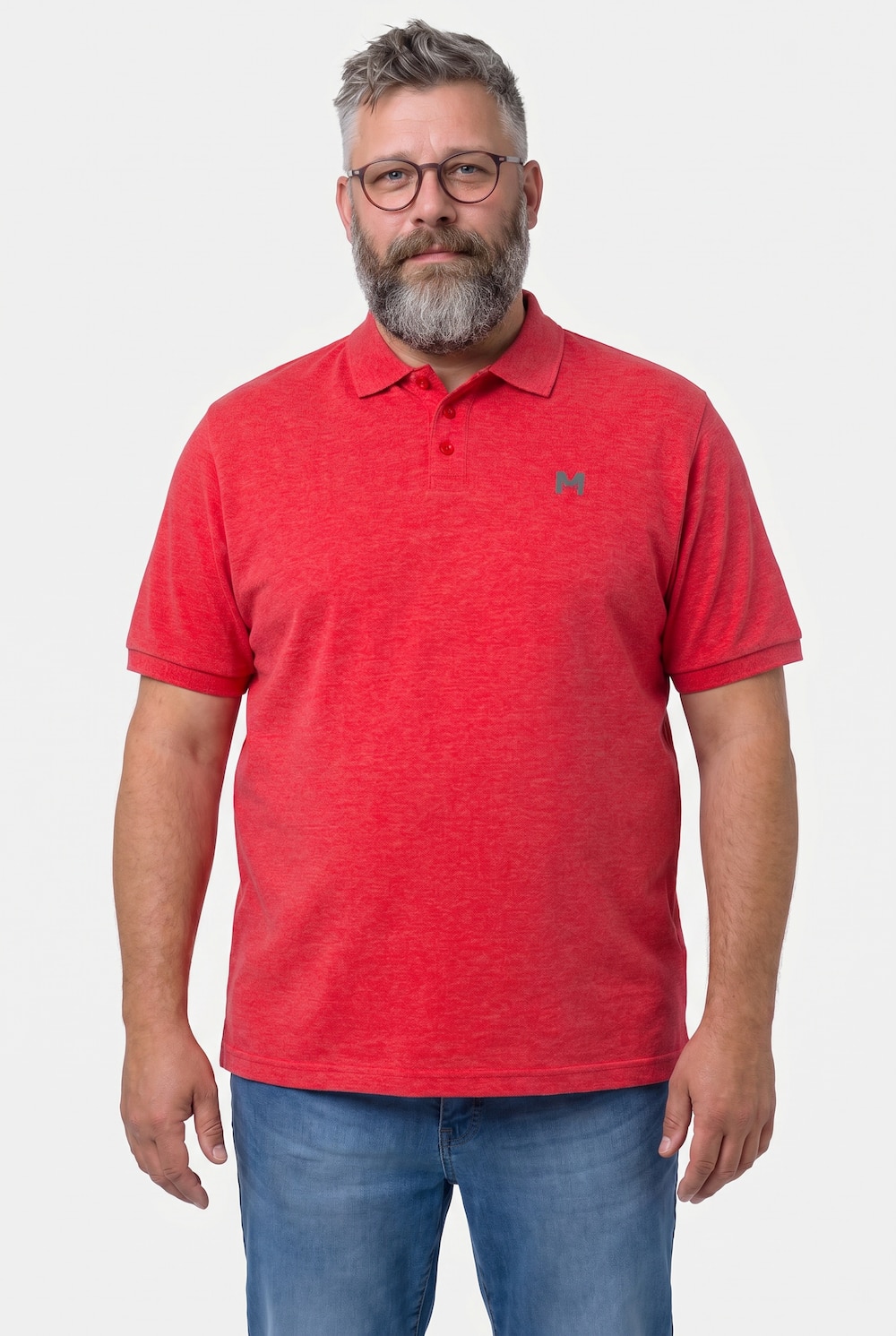 Poloshirts, 2er-Pack, Basic, Piqué, Halbarm, bis 8 XL