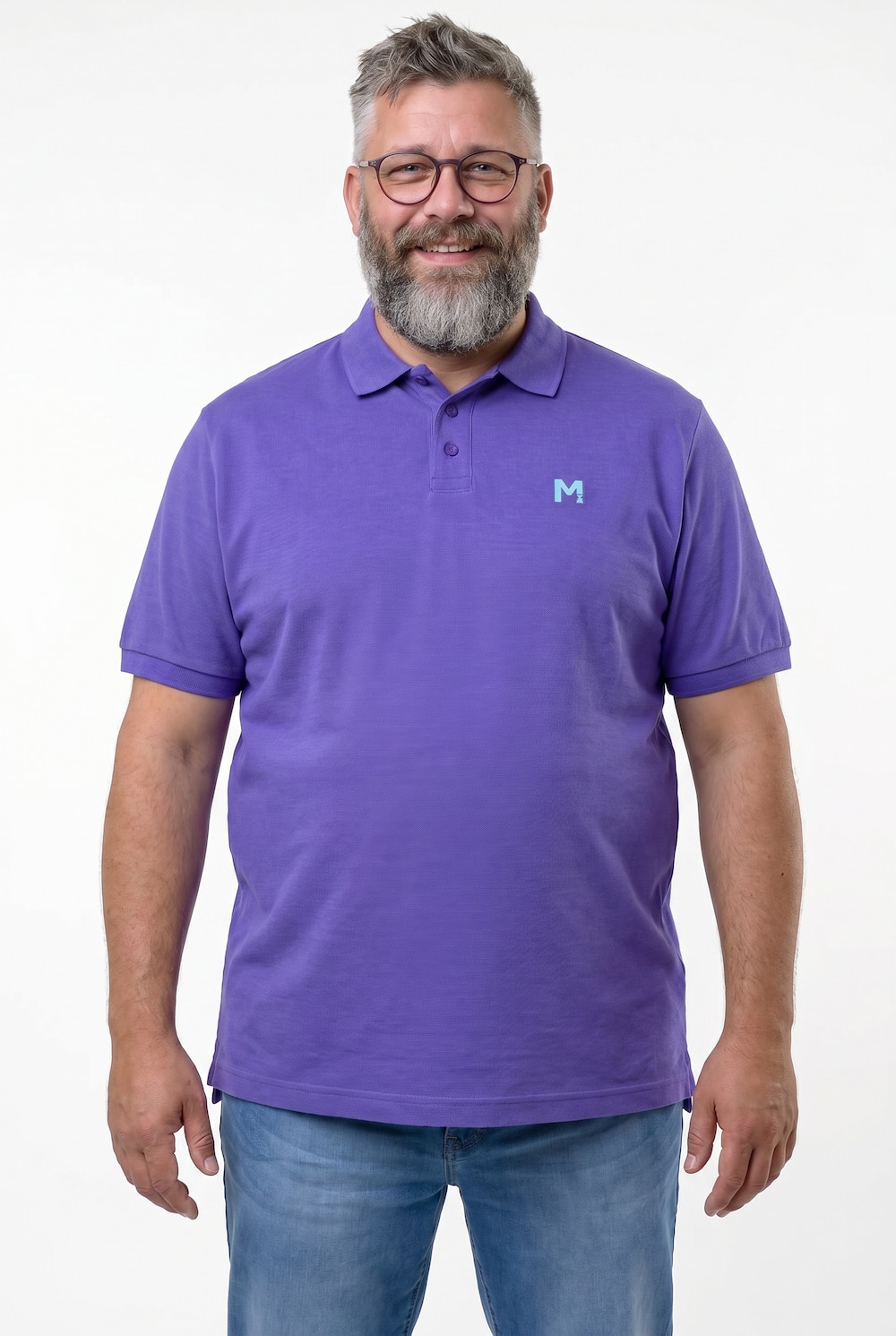 Poloshirts, 2er-Pack, Basic, Piqué, Halbarm, bis 8 XL