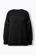 Pullover, oversized, Colornähte, Langarm