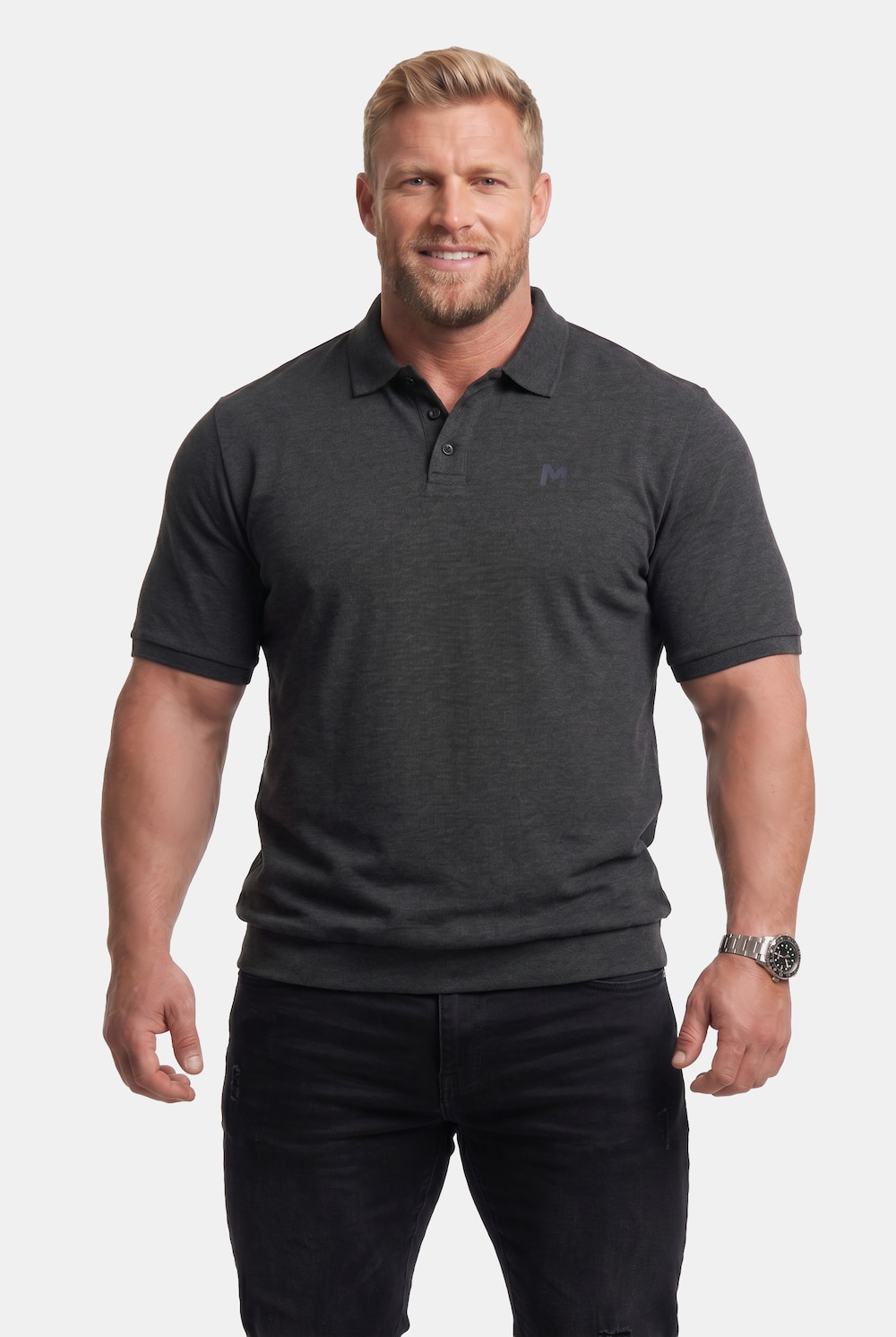 Poloshirt, Bauchfit, Basic, Piqué, Halbarm, XL bis 10 XL