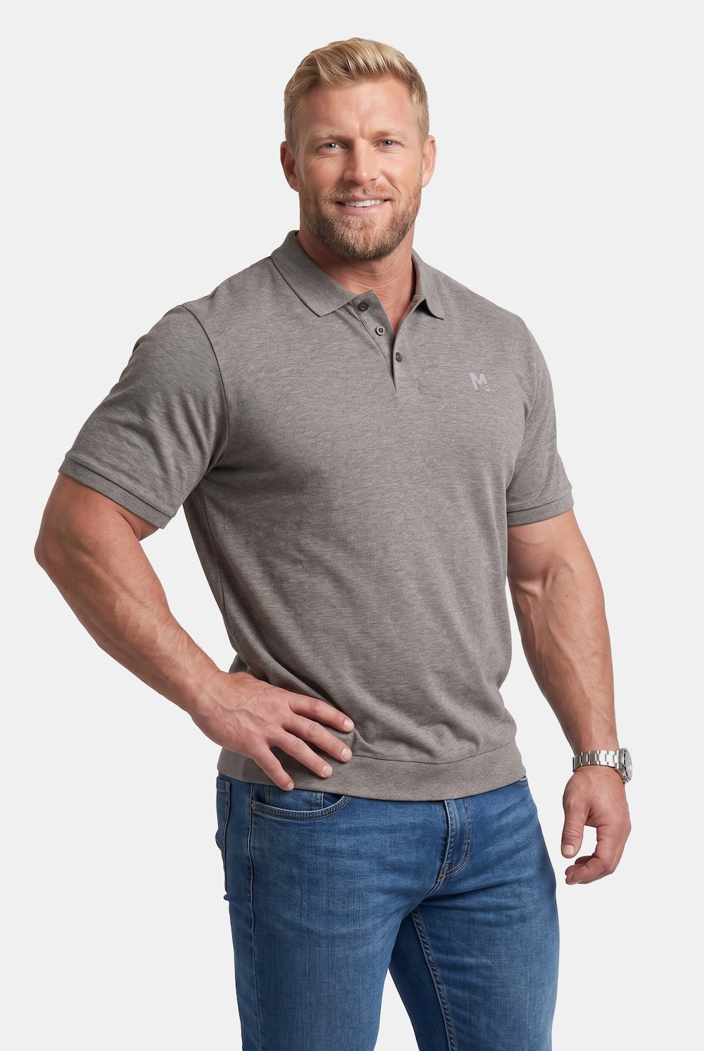 Poloshirt, Bauchfit, Basic, Piqué, Halbarm, XL bis 10 XL