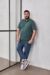 Men+ Poloshirt, Bauchfit, Basic, Piqué, Halbarm, XL bis 10 XL