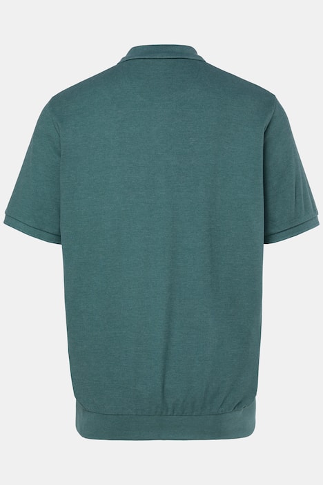 Koszulka polo Men+, basic, krój maskujący brzuch, rękaw 1/2, pika, od XL do 10XL