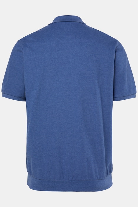 Poloshirt, Bauchfit, Basic, Piqué, Halbarm, XL bis 10 XL