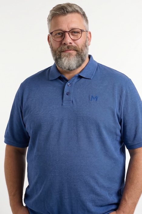 Poloshirt, Bauchfit, Basic, Piqué, Halbarm, XL bis 10 XL