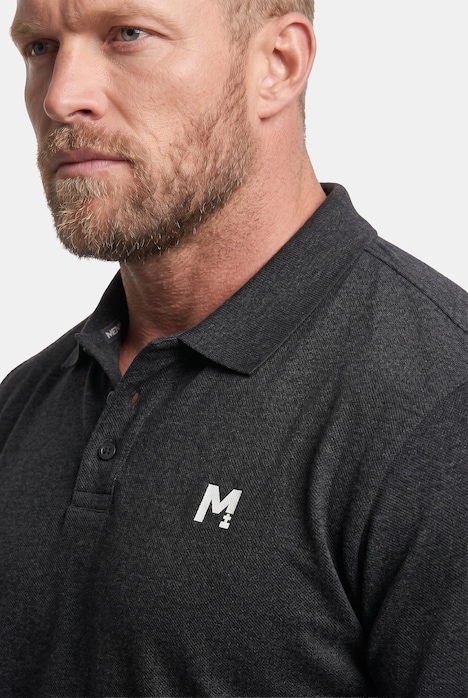Poloshirts, 2er-Pack, Bauchfit, Basic, Piqué, Halbarm, bis 10 XL