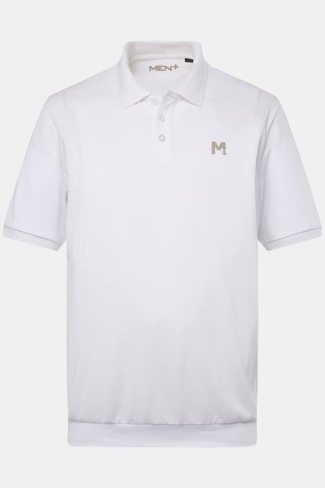 Men+ Poloshirts, 2er-Pack, Bauchfit, Basic, Piqué, Halbarm, bis 8 XL