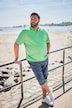 Men+ poloskjorter, 2-pakning, magepassform, basic, piké, halve ermer, opptil 8 XL