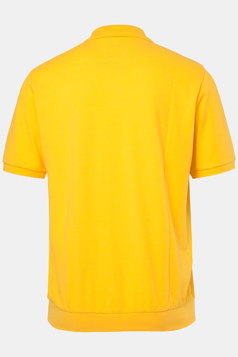 poloshirts, set van 2, buikfit, basic, piqué, korte mouw, tot 8XL