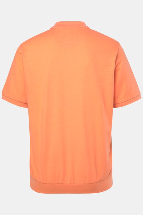 poloshirts, set van 2, buikfit, basic, piqué, korte mouw, tot 8XL