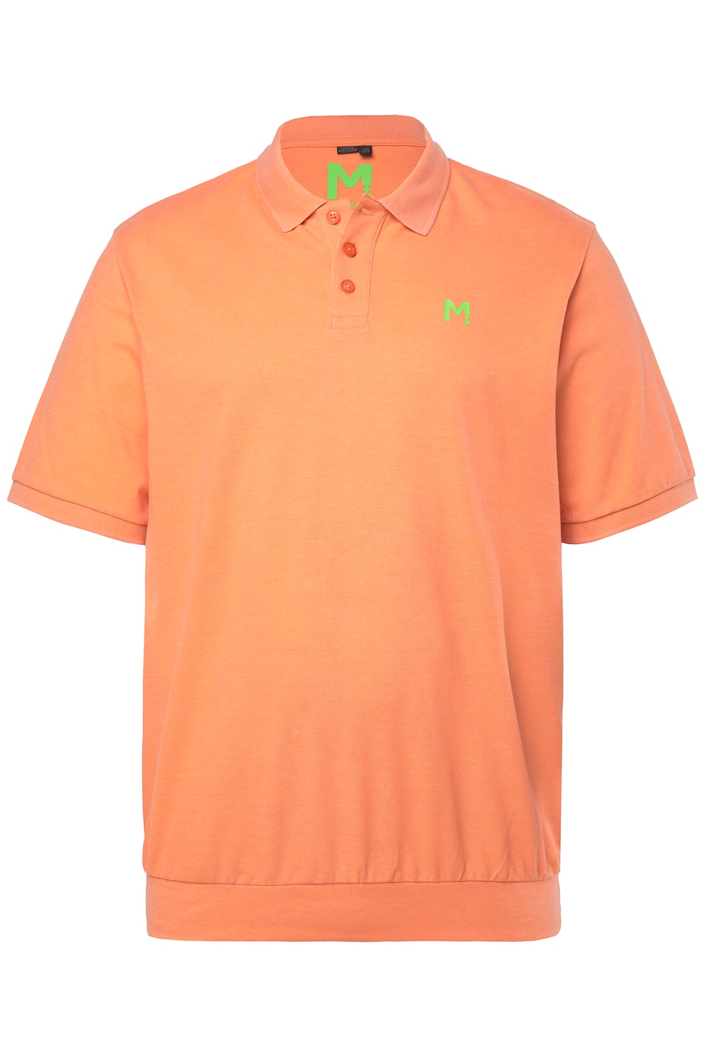 Stora storlekar Pikétröja, Her, orange, storlek: 8XL, Bomull/Polyester, Men Plus