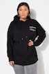 Sudadera con capucha, oversize, estampado en la espalda