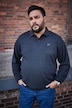 Men+ poloshirt, Basic, piqué, lange ærmer, op til 8 XL