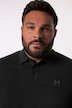 Men+ poloshirt, Basic, piqué, lange ærmer, op til 8 XL