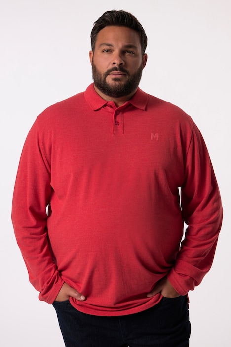 Men+ Poloshirt, Basic, Piqué, Langarm, bis 8 XL