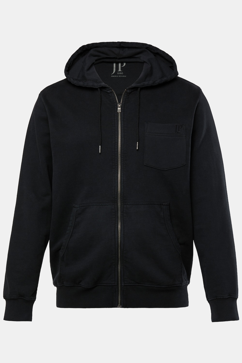 JP 1880 Hoodie-Jacke, Sweat, Vintage Look, Kapuze, bis 8 XL