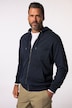 Gilet à capuche JP 1880 en molleton, style vintage - jusqu'au 8 XL