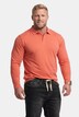 poloshirt, Buik-Fit, basic, piqué, lange mouwen, tot 8XL