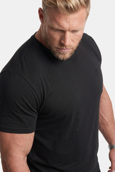 T-Shirt, Basic, Halbarm, Rundhals, bis 8 XL