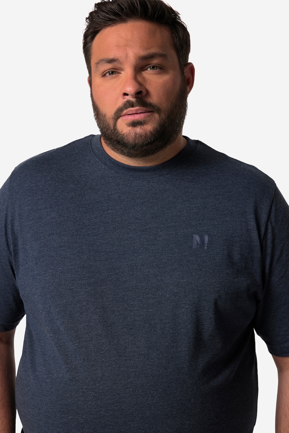 Stora storlekar T-shirt, Her, blå, storlek: 5XL, Bomull/Polyester, Men Plus