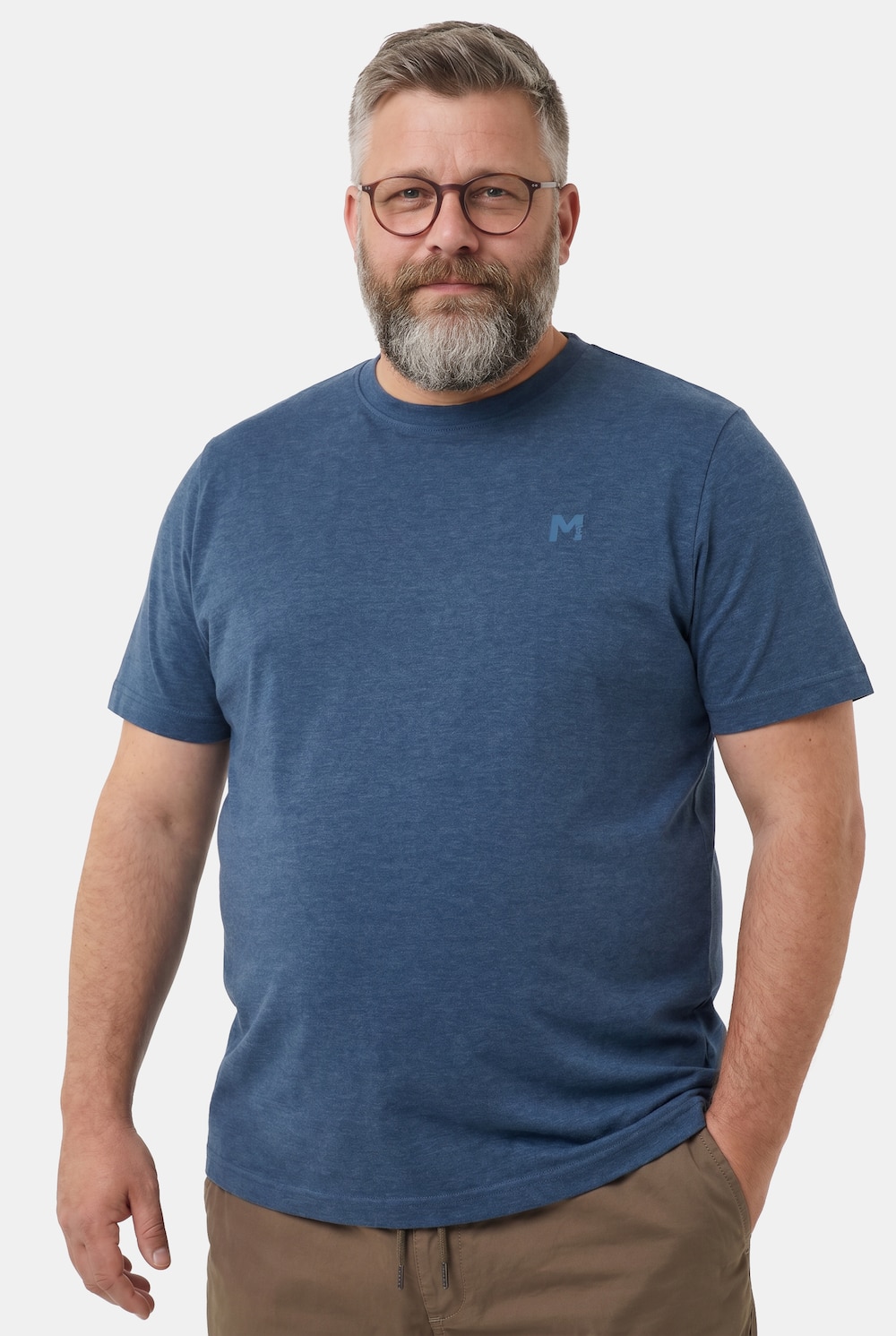 T-Shirt, Basic, Halbarm, Rundhals, bis 8 XL