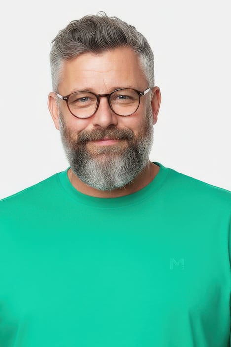 Men+ T-Shirt, Basic, Halbarm, Rundhals, bis 8 XL