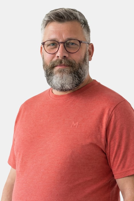 Men+ T-Shirt, Basic, Halbarm, Rundhals, bis 8 XL