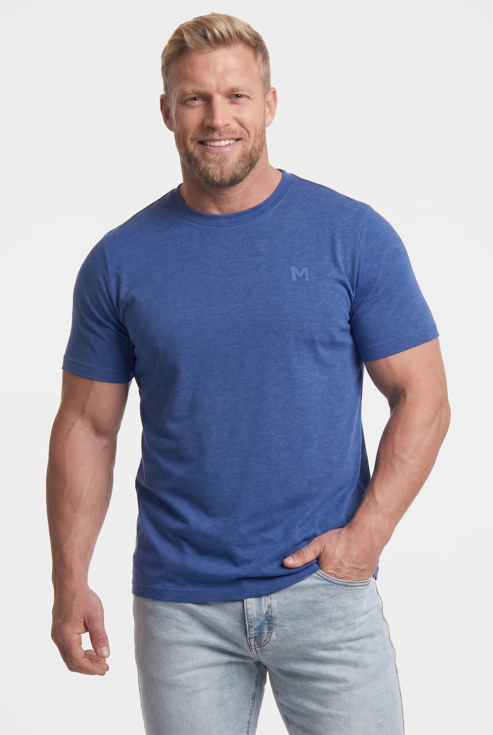 T-Shirt, Basic, Halbarm, Rundhals, bis 8 XL