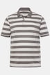 Polo à manches courtes JP 1880, tissu piqué à rayures - jusqu'au 8 XL