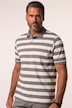 Polo à manches courtes JP 1880, tissu piqué à rayures - jusqu'au 8 XL