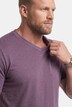 T-shirt, basic, halve mouw, V-hals, t/m 8 XL