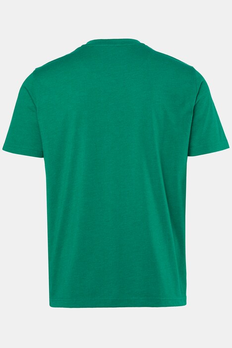 T-shirt, basic, halve mouw, V-hals, t/m 8 XL