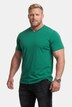 T-shirt, basic, halve mouw, V-hals, t/m 8 XL