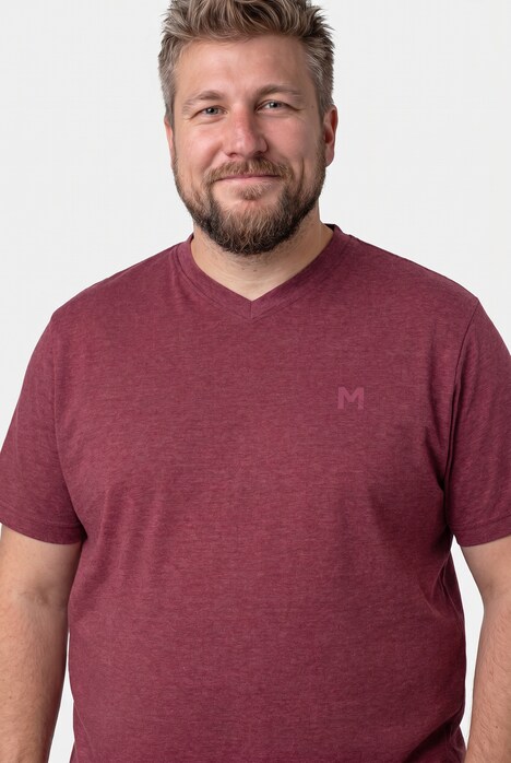 T-Shirt, Basic, Halbarm, V-Ausschnitt, bis 8 XL