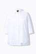 Overhemdblouse, achterplooi, A-lijn, overhemdkraag, 3/4-mouwen