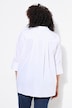 Overhemdblouse, achterplooi, A-lijn, overhemdkraag, 3/4-mouwen
