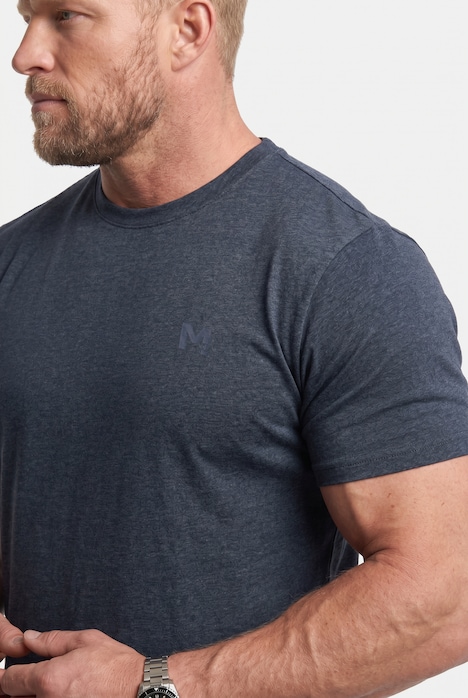 T-Shirt, Basic, 2er-Pack, Halbarm, Rundhals, bis 8 XL