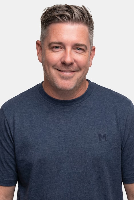 Men+ T-Shirt, Basic, 2er-Pack, Halbarm, Rundhals, bis 8 XL