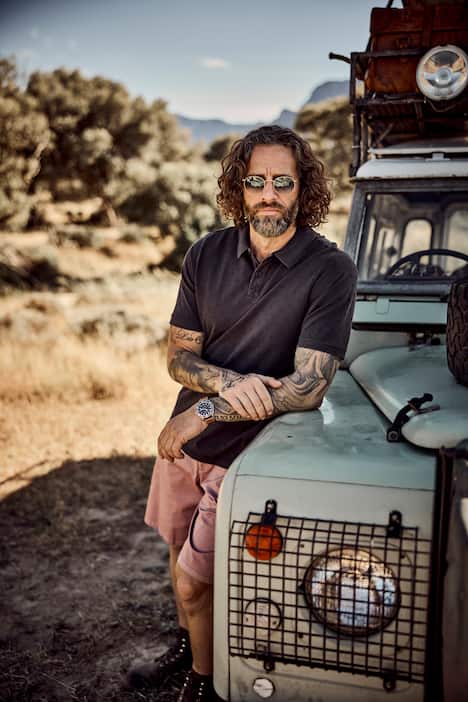 Polo JP 1880 à manches courtes, tissu piqué dans un imprimé all-over, style vintage - jusqu'au 8&nbsp