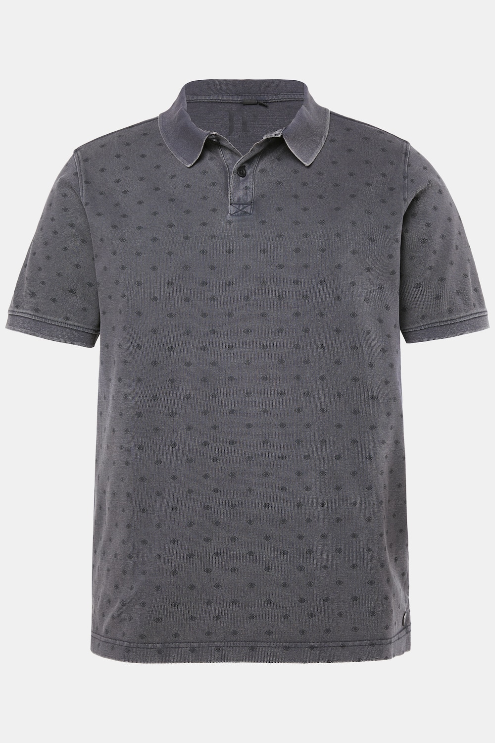 Polo JP 1880 à manches courtes, tissu piqué dans un imprimé all-over, style vintage - jusqu'au 8&nbsp