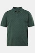 Polo JP 1880 à manches courtes, tissu piqué dans un imprimé all-over, style vintage - jusqu'au 8 