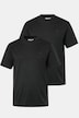 Men+ T-skjorte, basic, 2-pakning, halve ermer, V-hals, opptil 8 XL