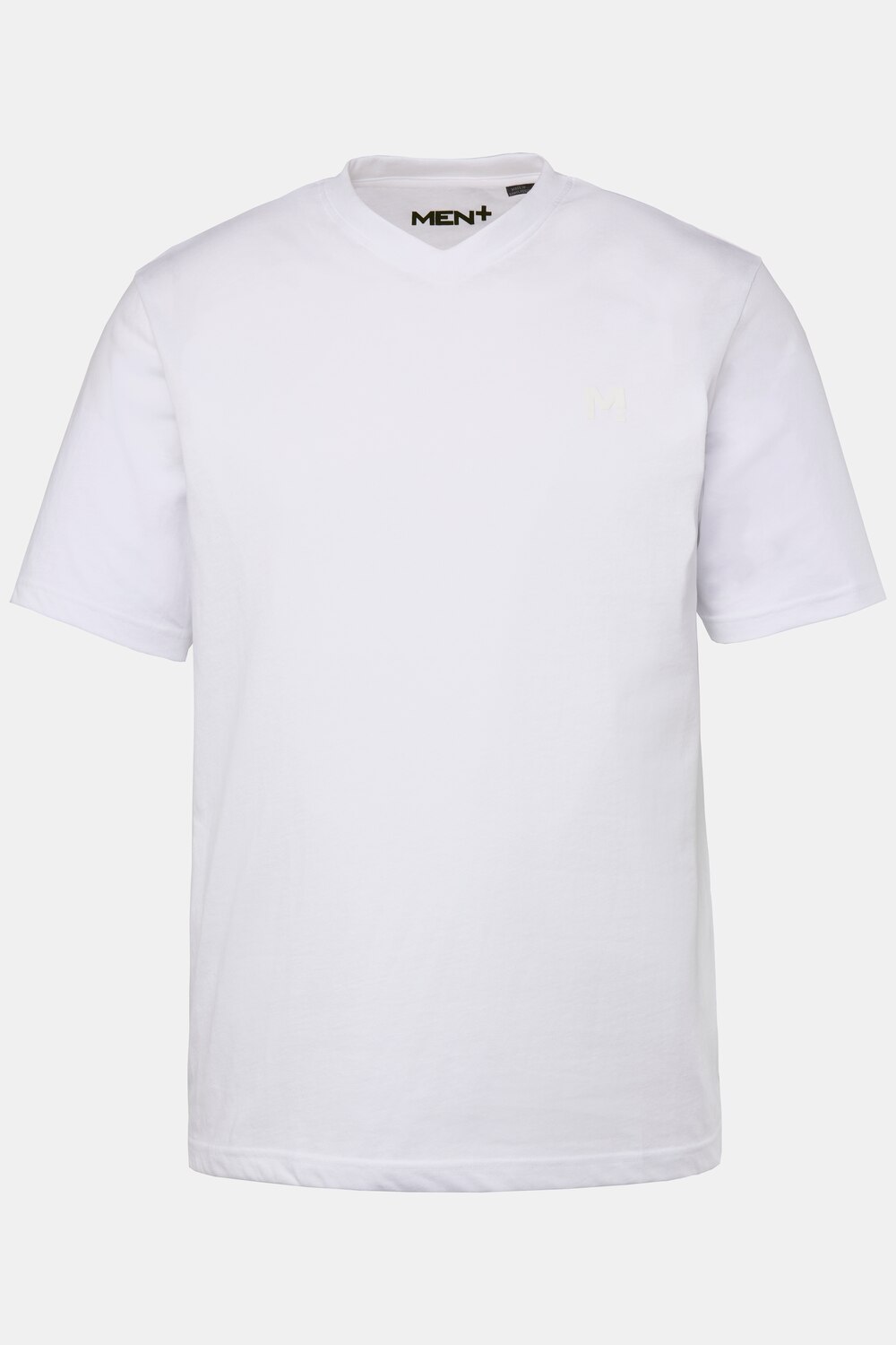 Stora storlekar T-shirt, Her, vit, storlek: 7XL, Bomull/Polyester, Men Plus