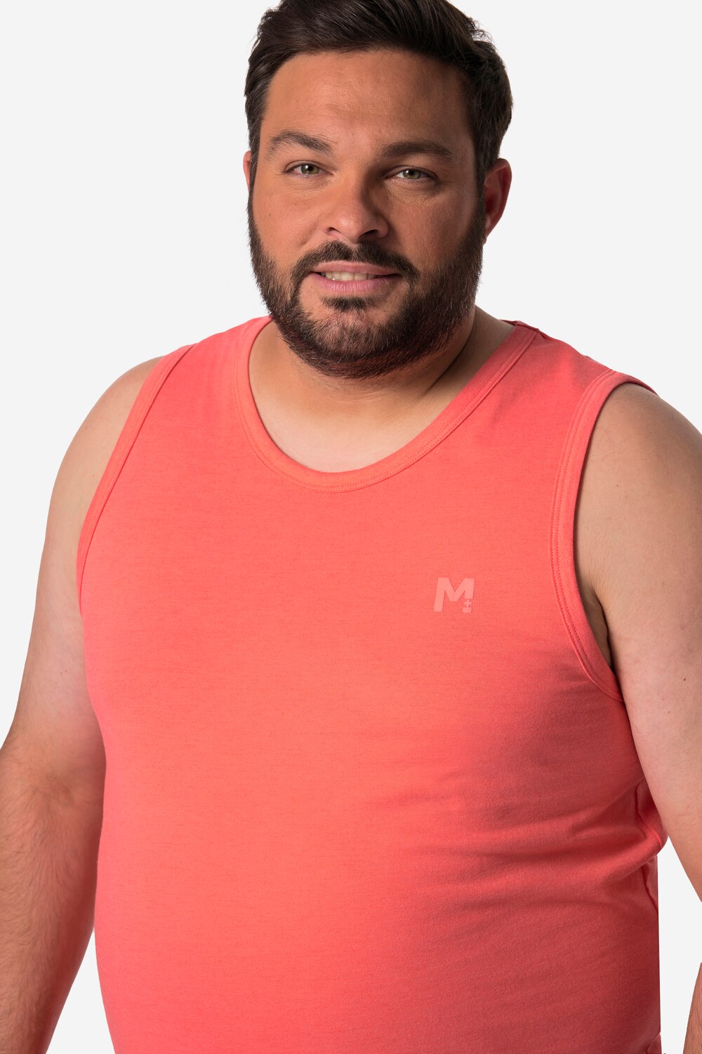Stora storlekar Linne, Her, röd, storlek: XL, Bomull/Polyester, Men Plus